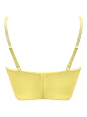 Pour Moi Yellow Swoon Underwired Bustier Bra - Image 4 of 4