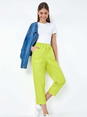 Pantaloni tip cargo Roman 100% bumbac cu croială scurtă - Imaginea 3 din 5