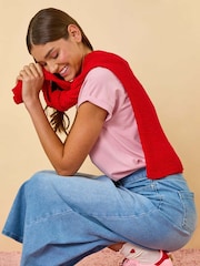 Roman Pink Plain Stretch Jersey T-Shirt - Image 2 of 5