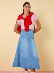 Roman Pink Plain Stretch Jersey T-Shirt - Image 4 of 5