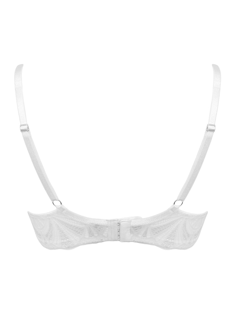 Pour Moi White Push Up New Romance Bra - Image 4 of 4
