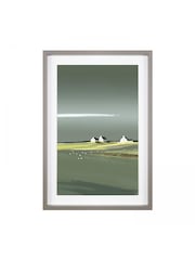 Art Marketing Grey Aura Framed Wall Art - Image 2 of 2