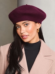 rdeča - Lipsy Beret Volneni klobuki in kape; pokrivala - Slika 1 iz 2