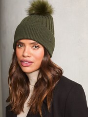 Lipsy Cosy В рубчик головные уборы из шерсти - Image 5 of 6