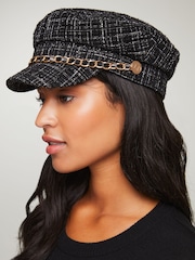 Черный - головные уборы Lipsy Fashion пайетки Baker Boy - Image 3 of 4