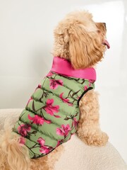 Lipsy Pink Reversible Dog Padded Jacket - Image 4 of 4