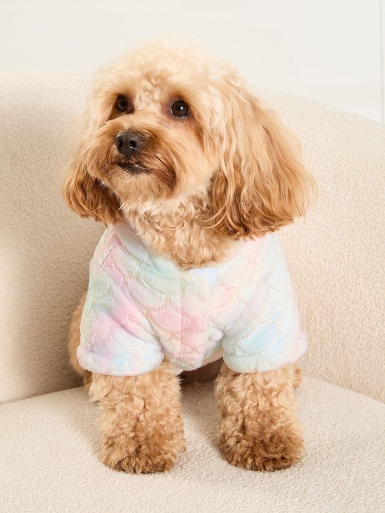 Pink - Lipsy Superweicher, kuscheliger Hundebademantel - Bild 1 von 3