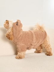Lipsy Brown Super Soft Cosy Dog Dressing Gown Jacket - Image 2 of 4