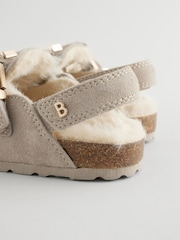 Песочный - Baker by Ted Baker Girls Bow Clog Mule Slippers - Image 4 of 6