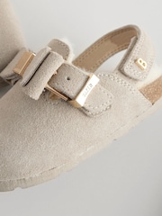 Песочный - Baker by Ted Baker Girls Bow Clog Mule Slippers - Image 6 of 6