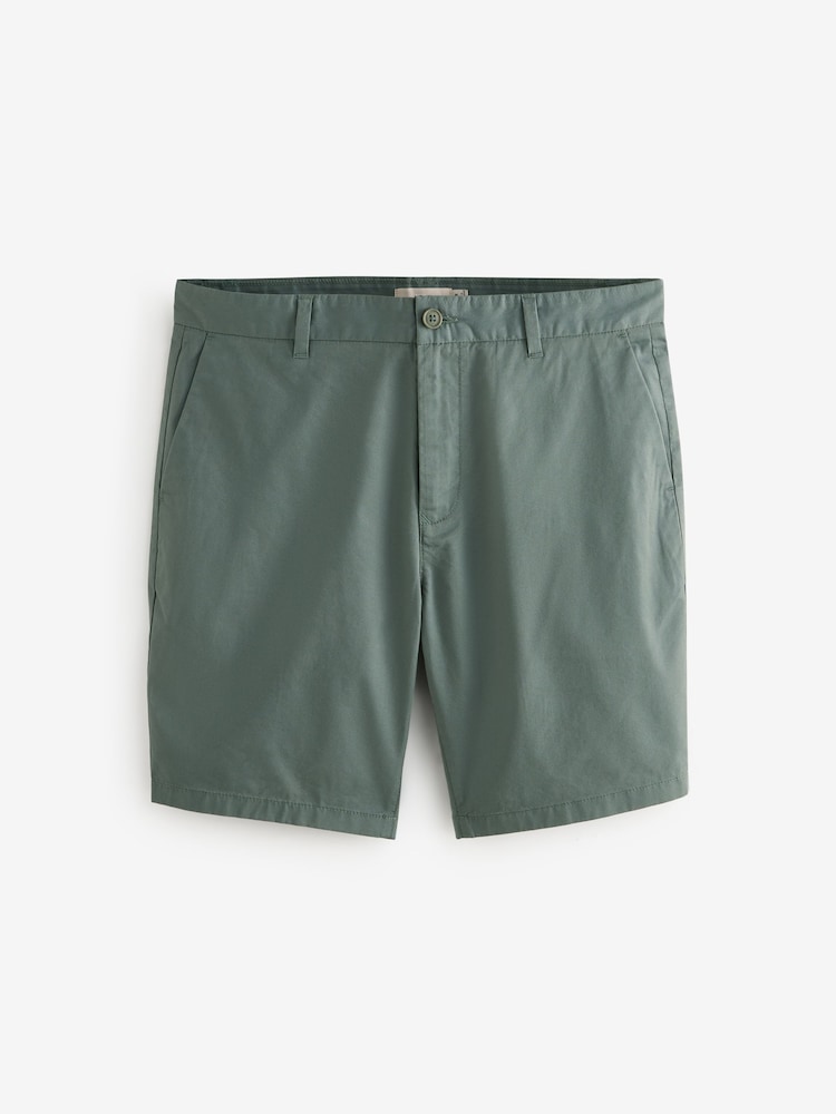 Saliegroen lichtgewicht - Slim Fit - Chinoshort met stretch - Image 6 of 9