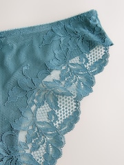 Pastels Brazilian No VPL Lace Back Briefs 5 Pack - Image 11 of 11