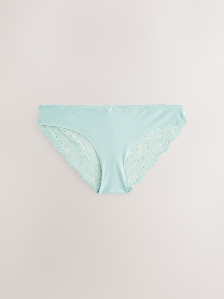 Pastelle - Nahtlose Slips mit Spitzenrückseite im 5er-Pack - Image 6 of 8