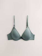 self. Khaki Pad Plunge Smoothing Scoop Bra - Image 8 of 11