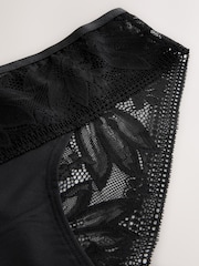 Noir - Culotte Dentelle Et Microfibre - Image 5 of 6