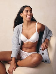 Blanc - Culotte Dentelle Et Microfibre - Image 4 of 9