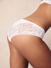 Blanc - Culotte Dentelle Et Microfibre - Image 6 of 9