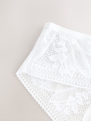 Blanc - Culotte Dentelle Et Microfibre - Image 9 of 9