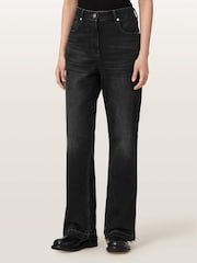 AllSaints Black Fable Bootcut Jeans - Image 1 of 7