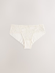 Crème - Culotte Dentelle Et Microfibre - Image 7 de 9