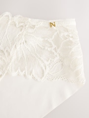 Crème - Culotte Dentelle Et Microfibre - Image 8 de 9