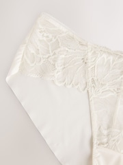 Crème - Culotte Dentelle Et Microfibre - Image 9 de 9