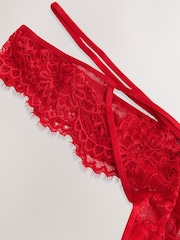 Rot - Spitzen-Tanga - Bild 5 von 6
