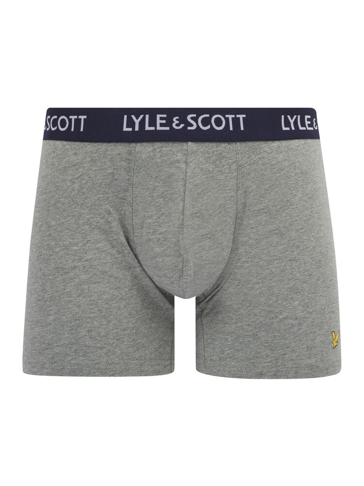 Lyle & Scott Blue Apollo Underwear Trunks 3 Pack - Image 2 of 4