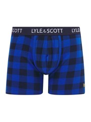 Lyle & Scott Blue Apollo Underwear Trunks 3 Pack - Image 4 of 4