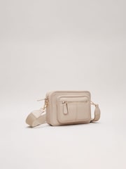 Phase Eight Black Leather Cross-Body Bag - Image 5 of 7