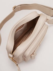 Phase Eight Black Leather Cross-Body Bag - Image 7 of 7