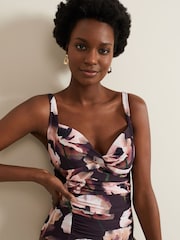 Phase Eight Black Print Poppy Swimsuit - Image 3 of 5