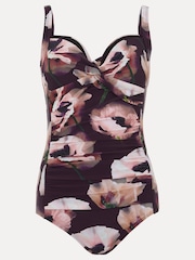 Phase Eight Black Print Poppy Swimsuit - Image 5 of 5