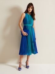 Phase Eight Blue Simara Ombre Dress - Image 2 of 7