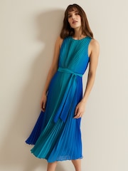 Phase Eight Blue Simara Ombre Dress - Image 3 of 7