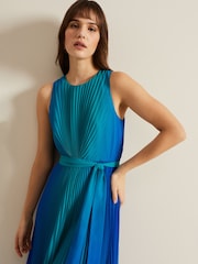Phase Eight Blue Simara Ombre Dress - Image 5 of 7