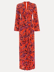 Phase Eight Red Briella Print Jersey Maxi Dress - Image 8 of 8