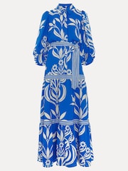 Phase Eight Black Print Coralie Shirt Midaxi Dress - Image 10 of 10