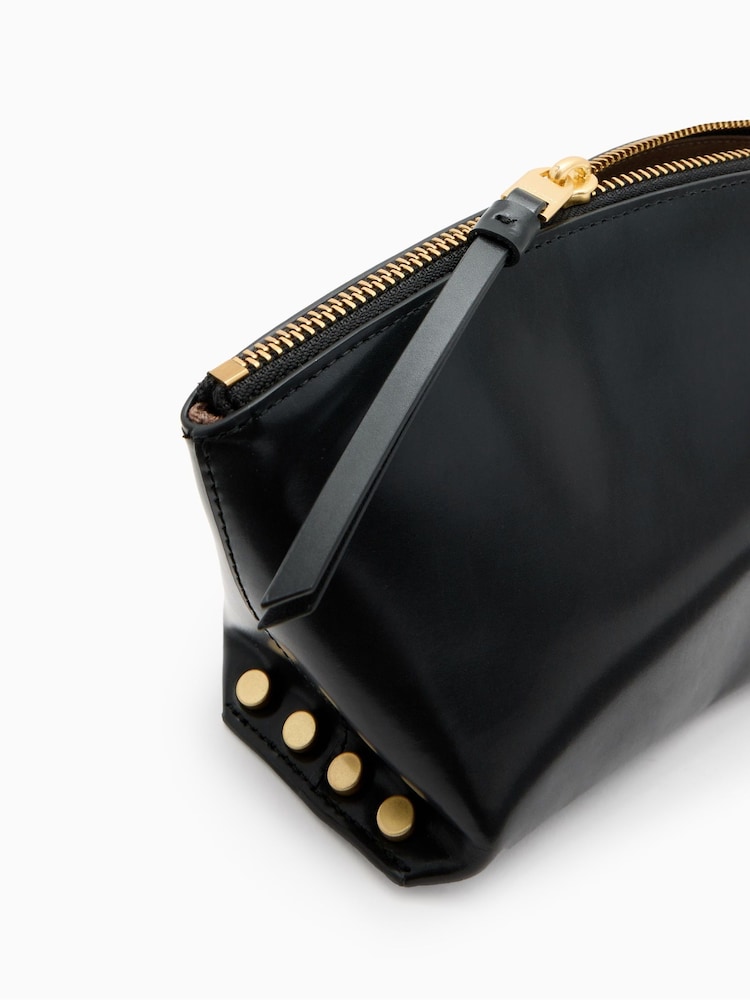 AllSaints Black Anais Pouch - Image 2 of 5