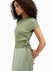 AllSaints Green Hayes Dress - Image 2 of 9