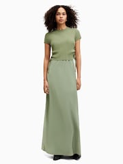 AllSaints Green Hayes Dress - Image 3 of 9