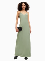 AllSaints Green Hayes Dress - Image 5 of 9