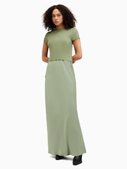 AllSaints Green Hayes Dress - Image 7 of 9