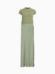 AllSaints Green Hayes Dress - Image 9 of 9