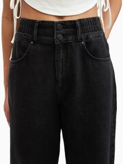 AllSaints Black Hailey Fray Jeans - Image 2 of 8