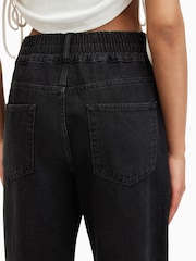 AllSaints Black Hailey Fray Jeans - Image 7 of 8