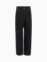 AllSaints Black Hailey Fray Jeans - Image 8 of 8