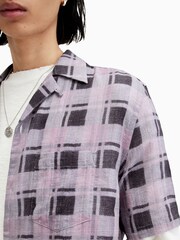 AllSaints Purple Big Sur Shirt - Image 2 of 8