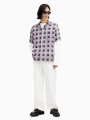 AllSaints Purple Big Sur Shirt - Image 5 of 8