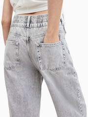 AllSaints Grey Hailey Fray Jeans - Image 2 of 6